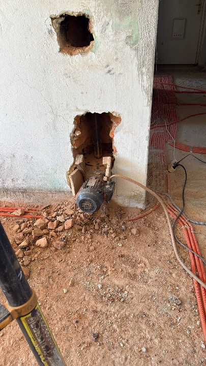 Vrtanje zidanega dimnika